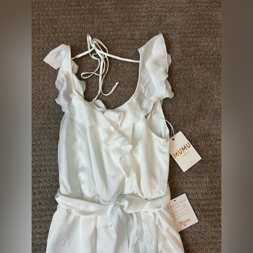 Show me Your Mumu Samantha Ruffle Wrap Dress - Picture 3 of 7